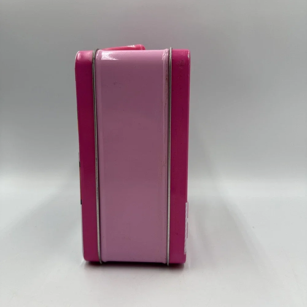 Hello Kitty My Melody CRYSTAL PEZ Candy Dispenser Set Pink Tin Lunchbox Retired